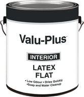 Valspar Value-Plus 2561GAL Interior Paint, Flat, Antique White, 1 gal Can
